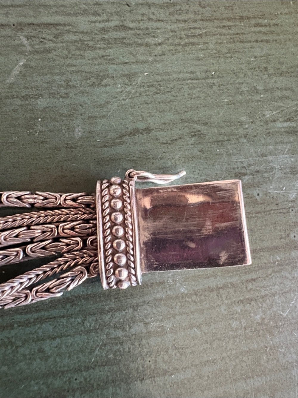 Silpada B1452 Go Gorgeous 6-Strand Sterling Silver Bracelet 64g Retired 925 - Picture 7 of 12